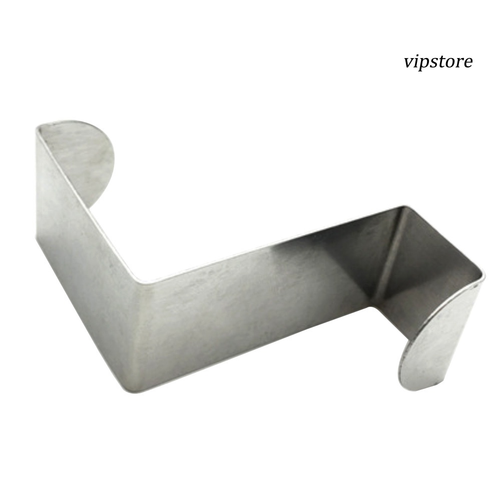 【VIP】4Pcs/Set Home Stainless Steel Z Shape No-marking Door Towel Clothes Hook Hanger