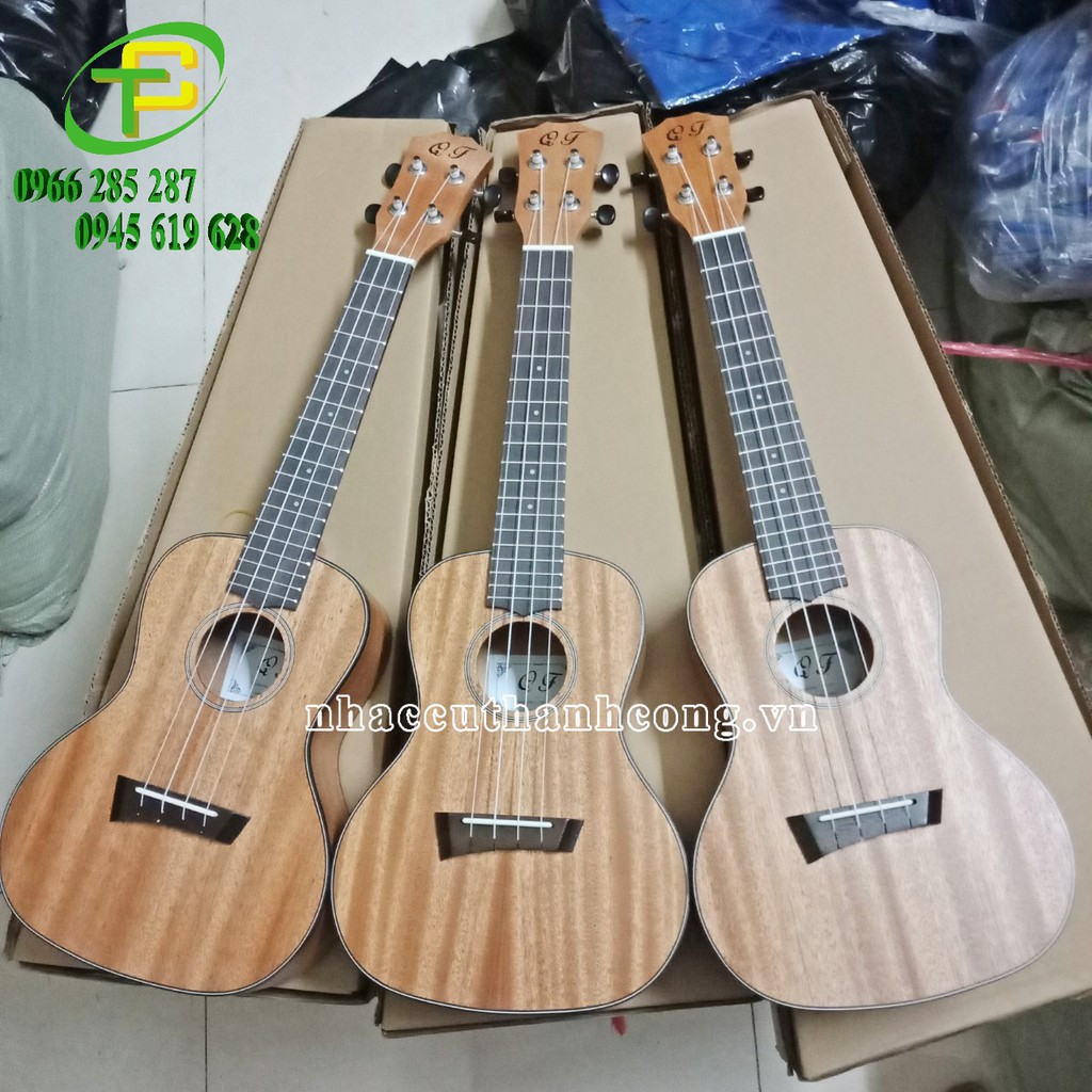 Đàn ukulele concert gỗ giá rẻ size 23 (tặng bao đàn, phím gãy, 1 bộ dây)