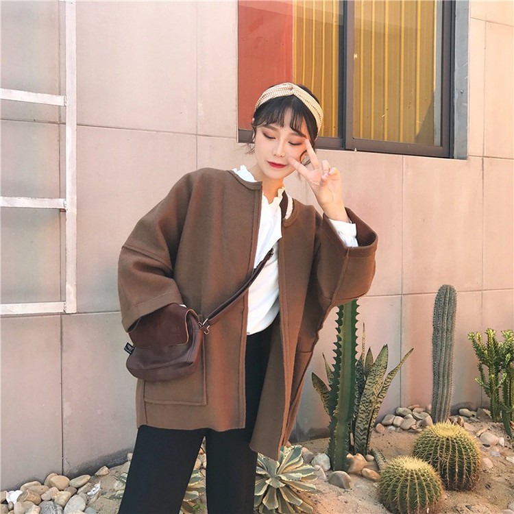 - Áo khoác dạ form rộng dáng ngắn 🤤😍😍