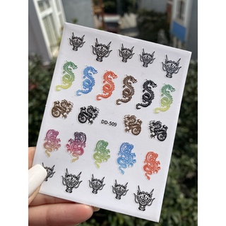 Sticker hình rắn rồng độc lạ