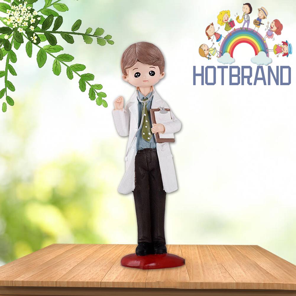 Tượng Hình Bác Sĩ/Y Tá Bằng Nhựa Resin Trang Trí Nhà Cửa