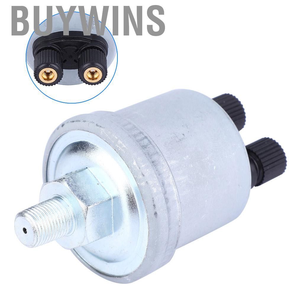 Buywins High Quality 1/8-27 NPTF Thread Oil Pressure Sensor Sender Unit 0-10 Bar ForVDO.