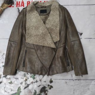 Siêu phẩm Áo da lộn lót lông