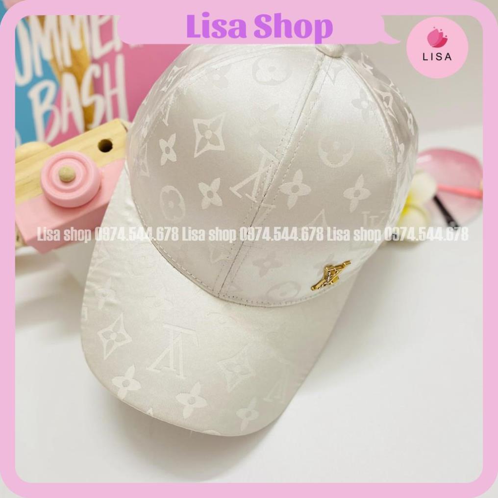 [HÀNG LOẠI 1] Mũ Lưỡi Trai, Nón Kết đính đã chữ kim loại phong cách cực cá tính cho nam nữ Lisa, M32