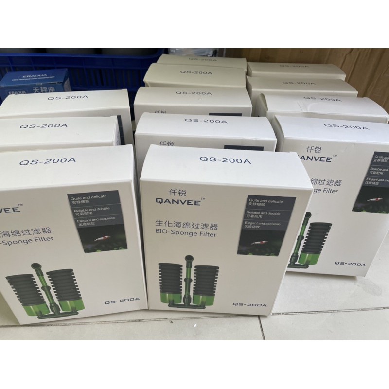 Lọc BIO QS200A / Qs100A - Lọc vi sinh - airlift - Qanvee