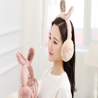 Bông chụp tai hình thỏ dùng giữ ấm mùa đông cho nữ