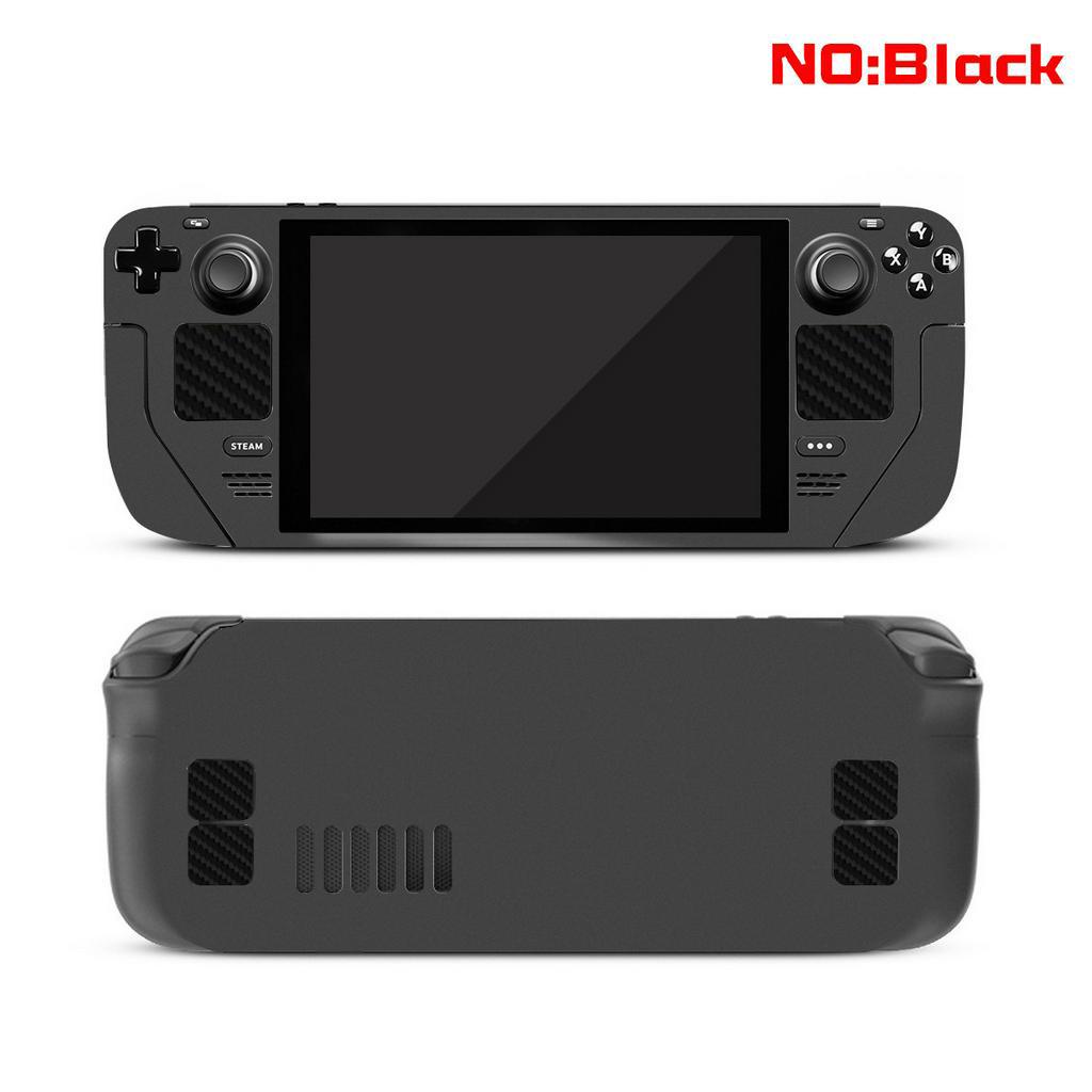 Combo 02 miếng dán Trackpad và 04 Back button chống trầy xước vân carbon cực nhạy cho máy chơi game Steam Deck - Valve