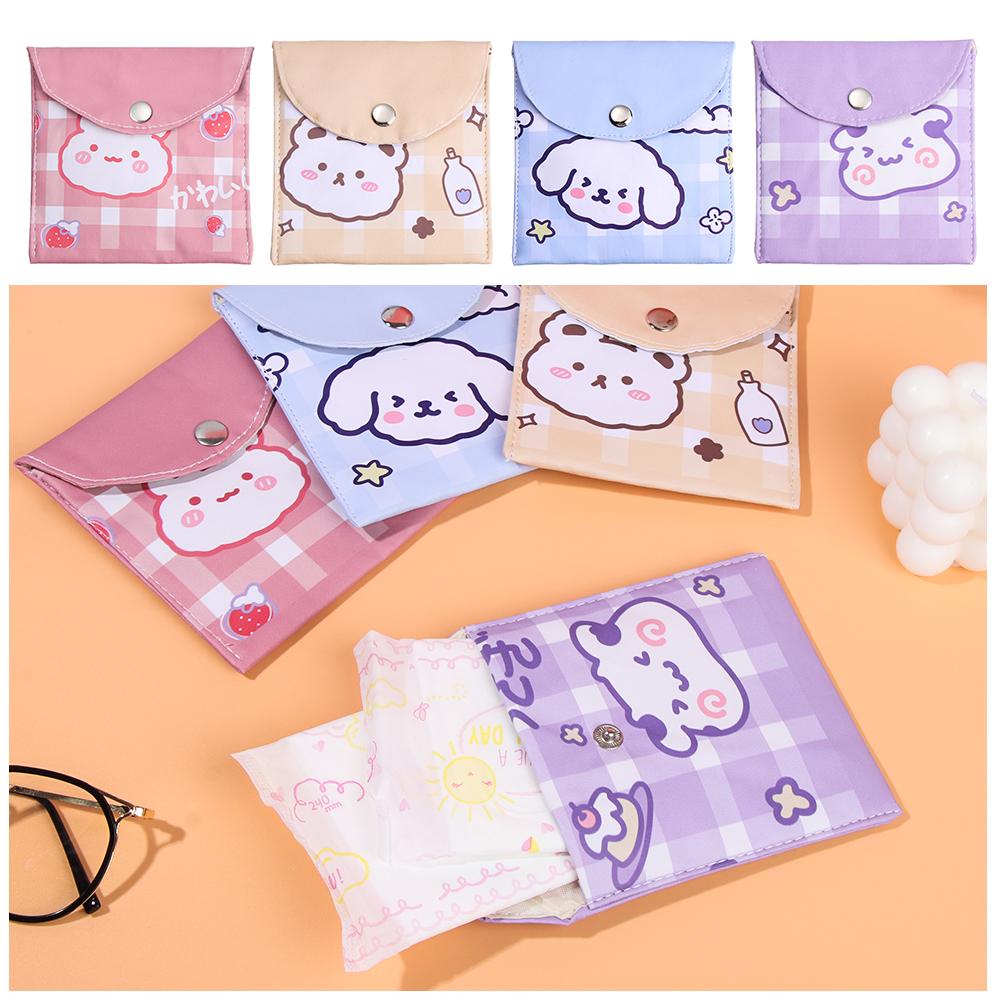 Túi Đựng Mỹ Phẩm / Tai Nghe Hình Gấu Dễ Thương