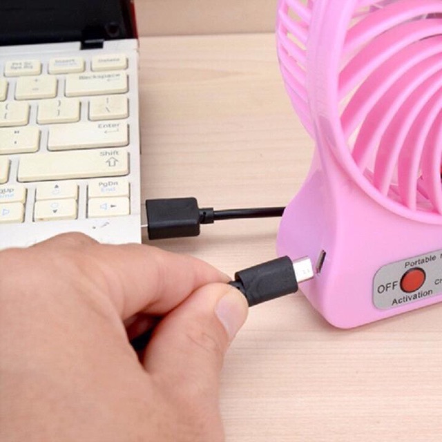 Quạt sạc mini 3 cấp tốc độ siêu cấp, siêu bền và cực tiện lợi