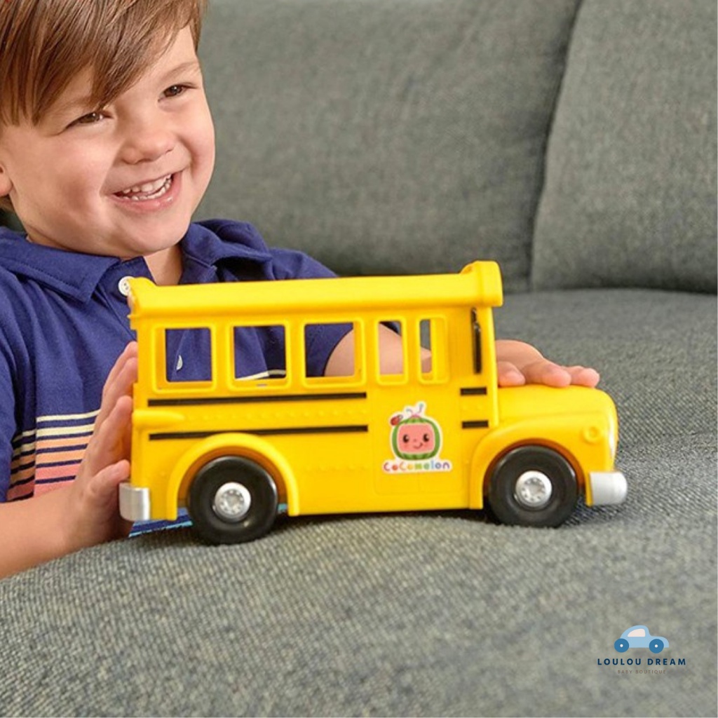 Đồ chơi COCOMELON xe bus Coco phát nhạc cho bé chính hãng US