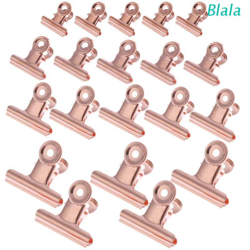 Set 5 Kẹp Giấy Bằng Thép Không Gỉ Hình Chó Bull