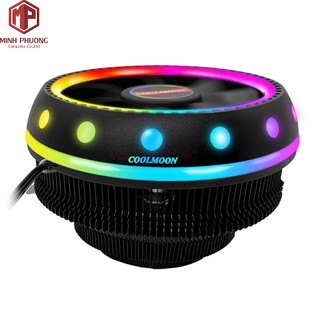 Quạt tản nhiệt cpu coolmoon ufox led rgb