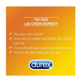 Bao cao su Durex Pleasuremax 3 bao