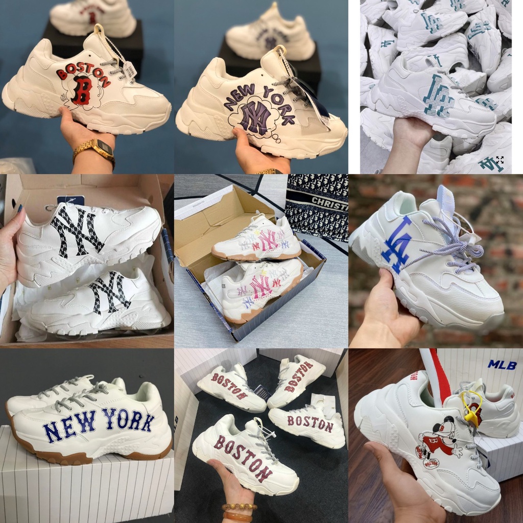 ⚡️ [FullBox &amp;Bill] Giày sneaker nam nữ LA NY Boston New York trắng mới nhất (zép 1.1)