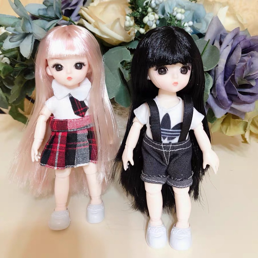 Trang phục trang trí thủ công cho búp bê đồ chơi BJD ob11 16cm