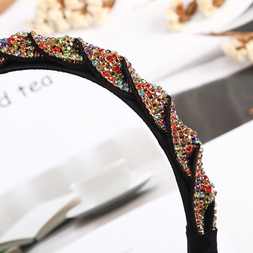 Haimeikang Cài Tóc Đính Đá Giả Kim Cương Sang Trọng Sáng Tạo Hàng Mới