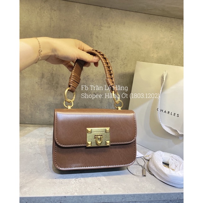 Túi Chữ K sz mini 17cm có tay cầm ẢNH THẬT SHOP TỰ CHỤP