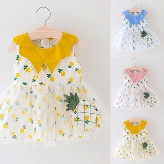 Đầm xòe công chúa kẻ ô vuông xinh xắn cho bé gái
