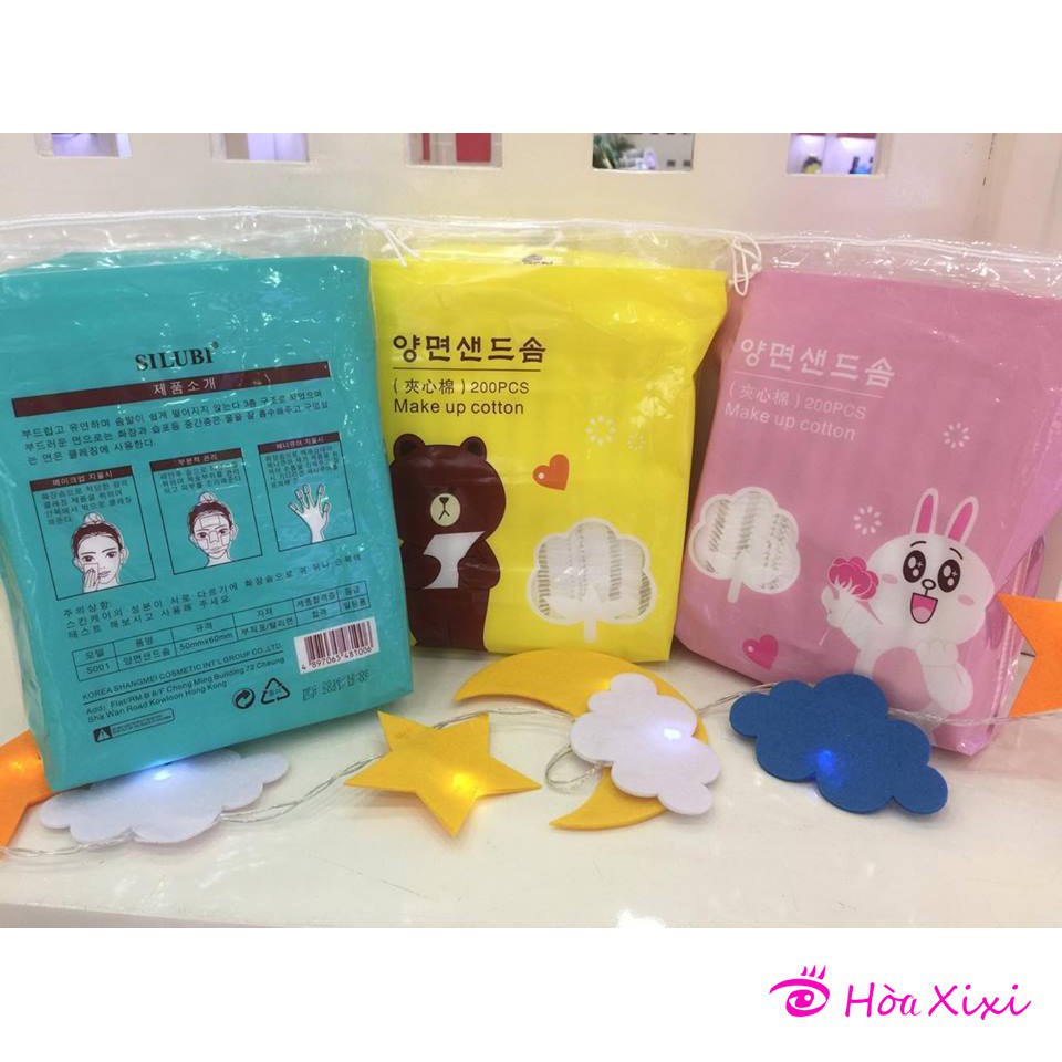 [Mã FASKT4 giảm 10K đơn 50K] Bông Tẩy Trang Hàn Quốc (Gói 200 Chiếc) | BigBuy360 - bigbuy360.vn
