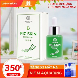 Serum Ric Skin HA+ Kohinoor Trị Mụn, Nám, Ngừa Lão Hóa, Có Tem Chính Hãng
