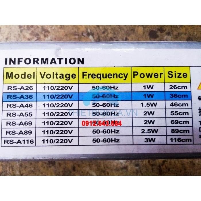 Đèn Led Sủi RS A36 và A46 Trang Trí Bể Cá Cảnh, Cung Cấp Oxy