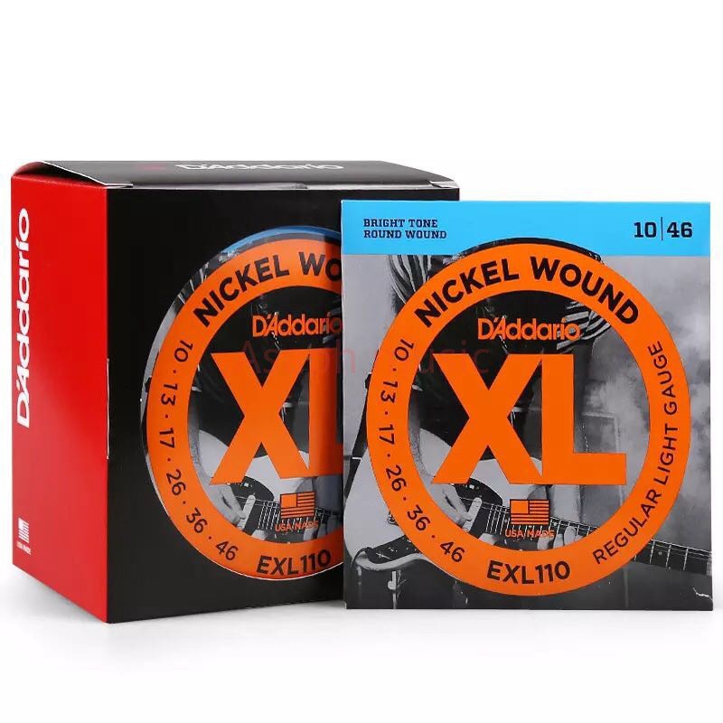 Dây đàn D'ADDARIO EXL110 thời trang thay thế chuyên dụng cho Guitar điện