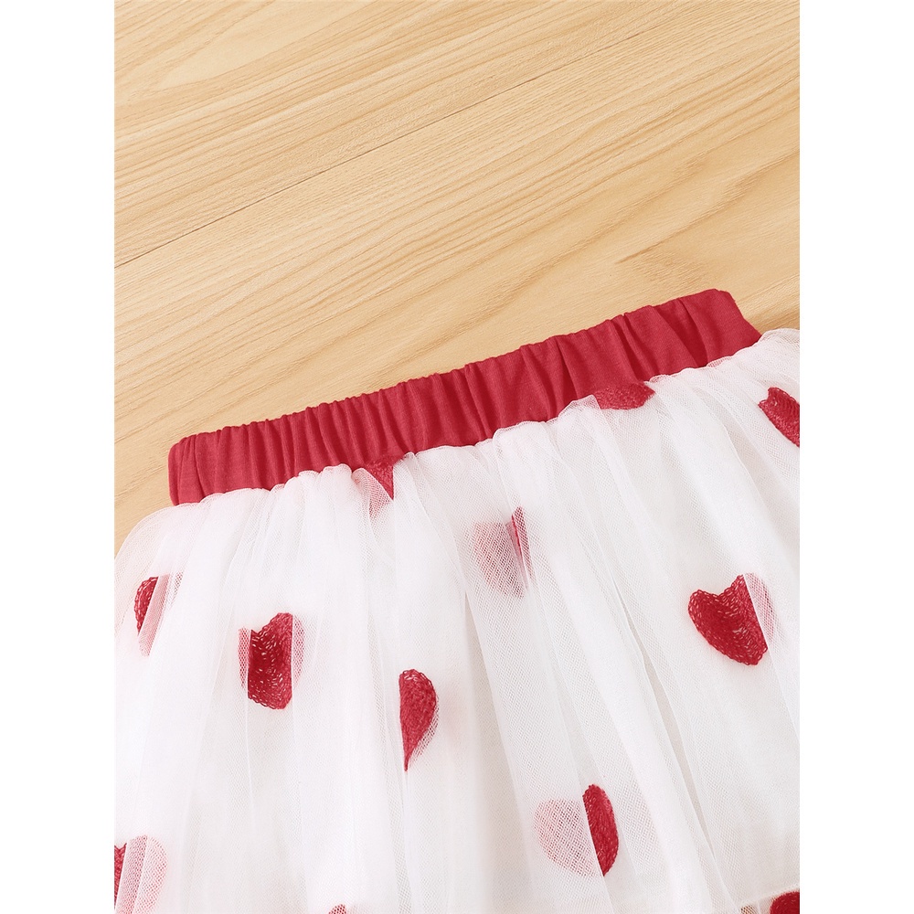 Set quần áo Mikrdoo 3 món gồm áo liền quần + chân váy tuyn kèm băng đô thời trang hè cho bé gái