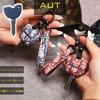 Bao da bảo vệ chìa khóa Piaggio Vespa Primavera Sprint Lx S Lxv Liberty Zip Fly Dior khâu tay VEV AD  có tay cầm