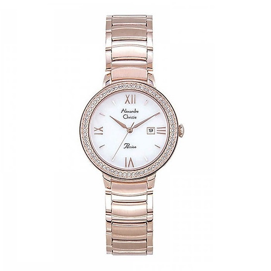 Đồng hồ đeo tay nữ hiệu Alexandre Chrities 2698LDBRGMS