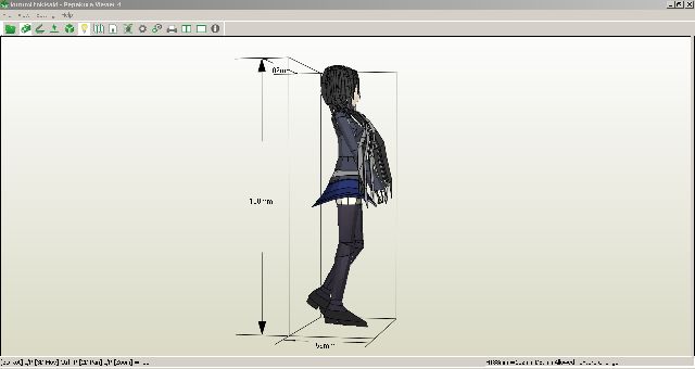 Mô hình giấy anime girl Kurumi Tokisaki