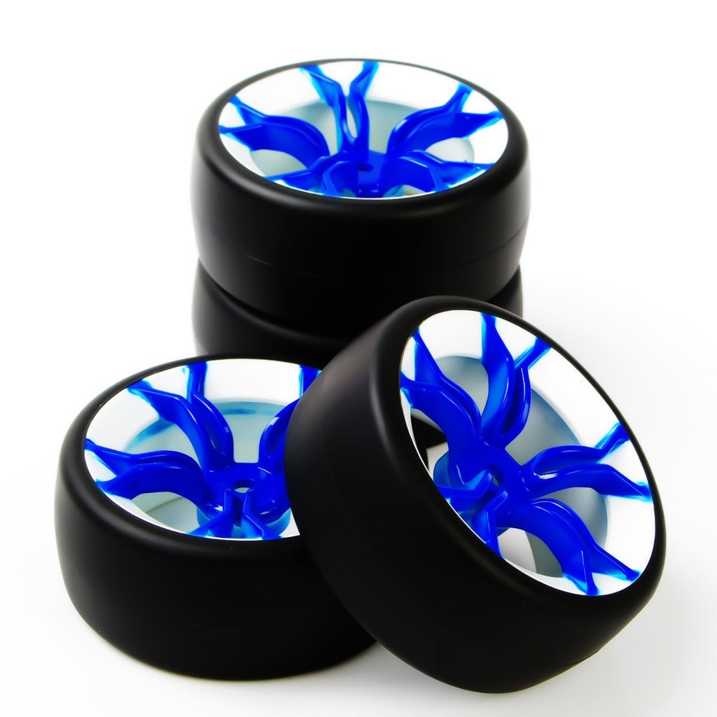 4 bánh xe 12mm thay thế cho xe điều khiển từ xa cỡ 1/10 chuyên drift
