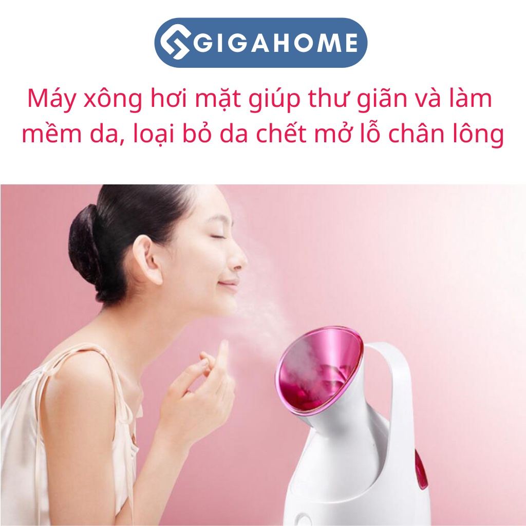 Máy Xông Mặt Bằng Hơi Nước Nano Ion Ấm GIGAHOME Dưỡng Ẩm Và Làm Mềm Da 2298