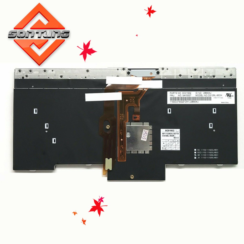 Bàn phím lenovo IBM Thinkpad T430 T530 X230 T410 T420 T510 T520 W510 W520 X220