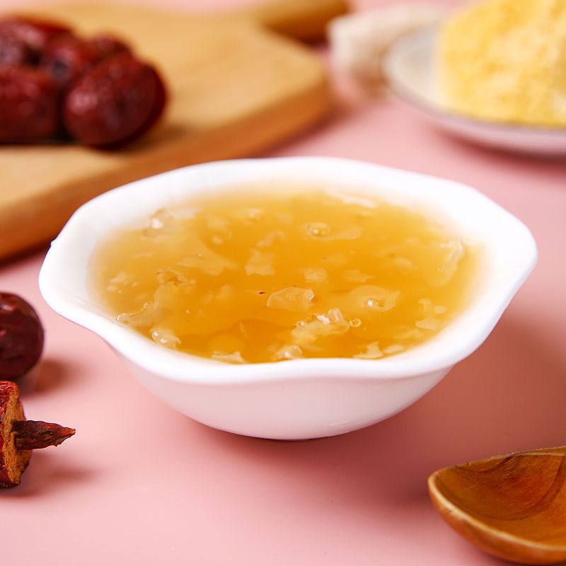 Bột củ sen táo đỏ nấm tuyết hạt sen