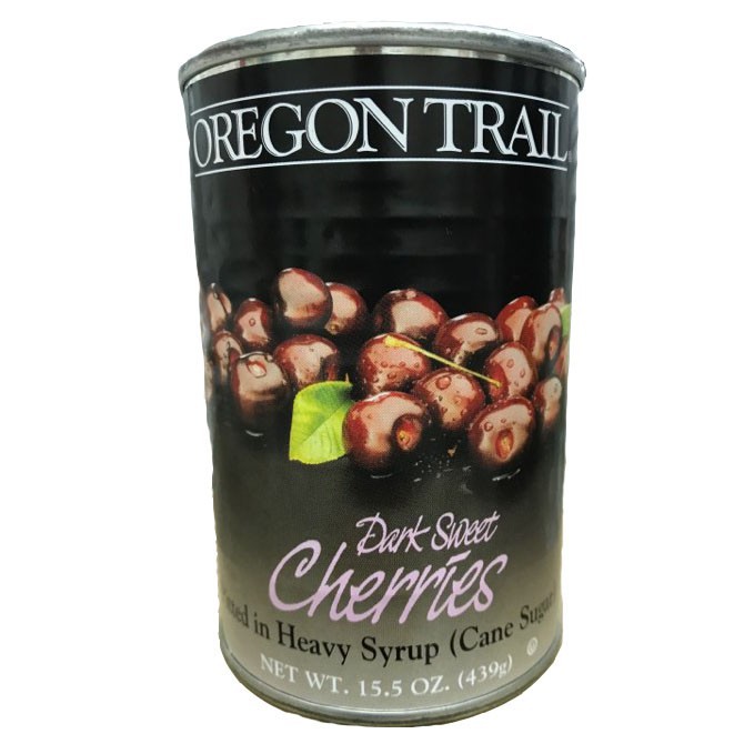 Quả anh đào ngâm Oregon Trail  Dark Sweet Cherries 425g