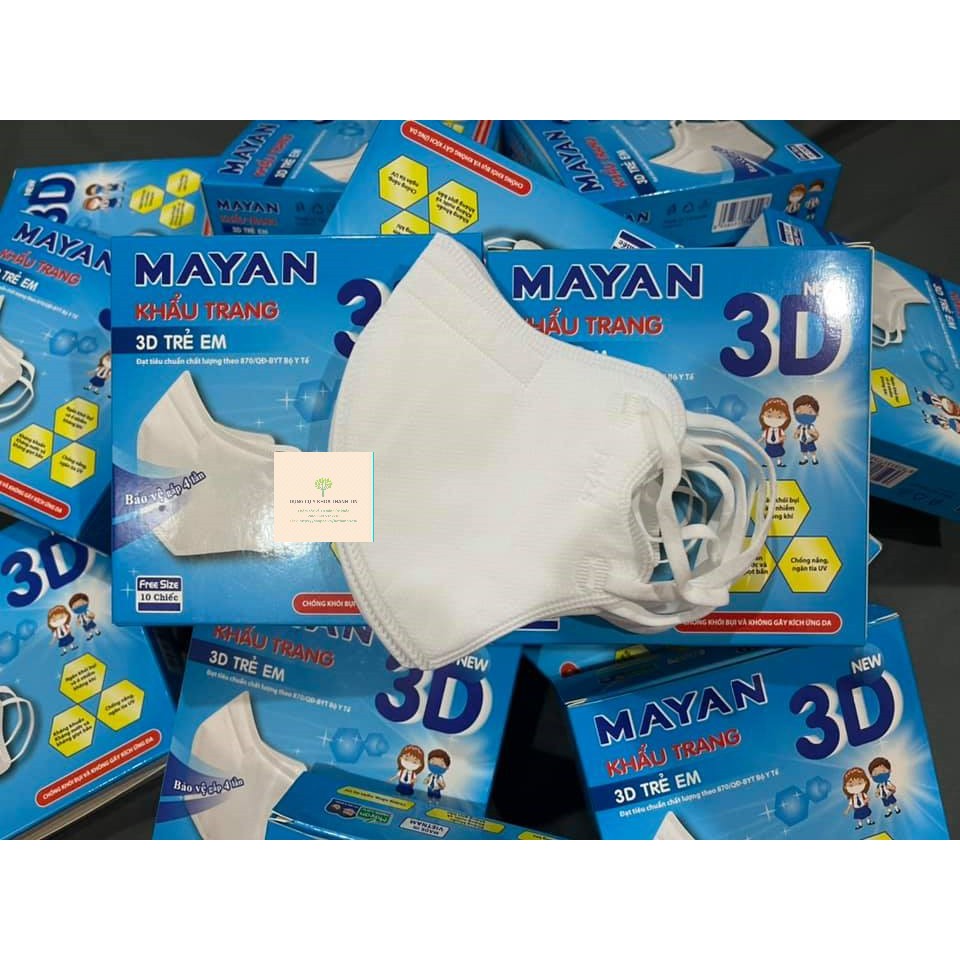 Khẩu trang cho bé Mayan 3D PM2.5 Kids ++