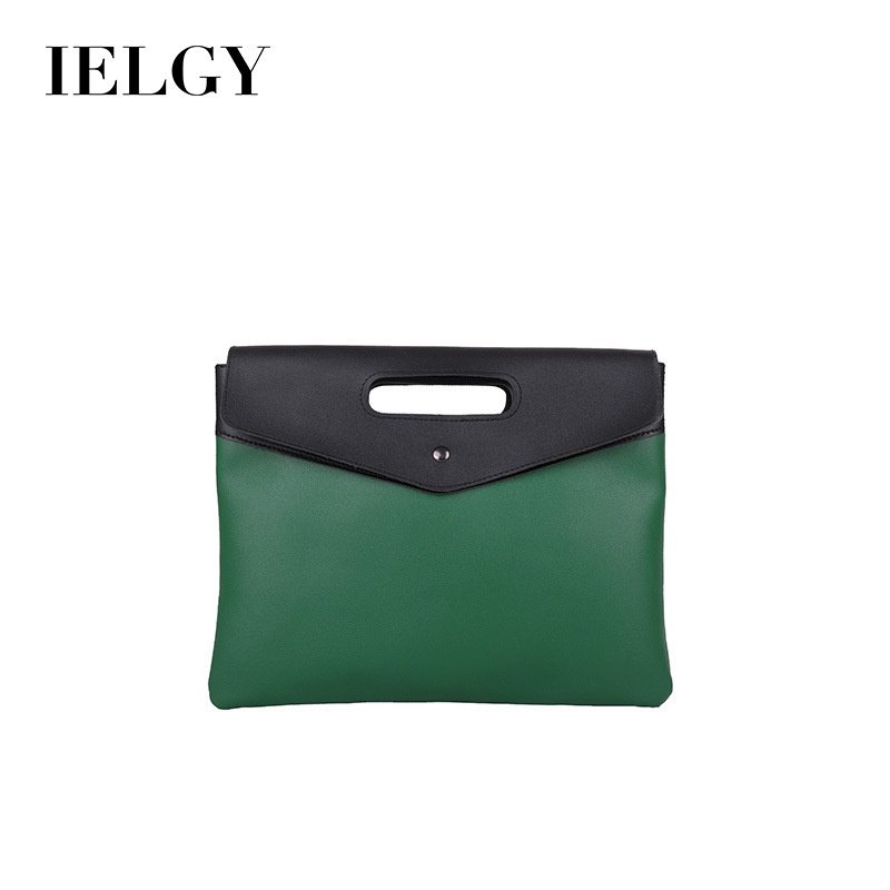 Túi xách tote IELGY cỡ lớn màu sắc tương phản thiết kế thời trang dành cho nữ