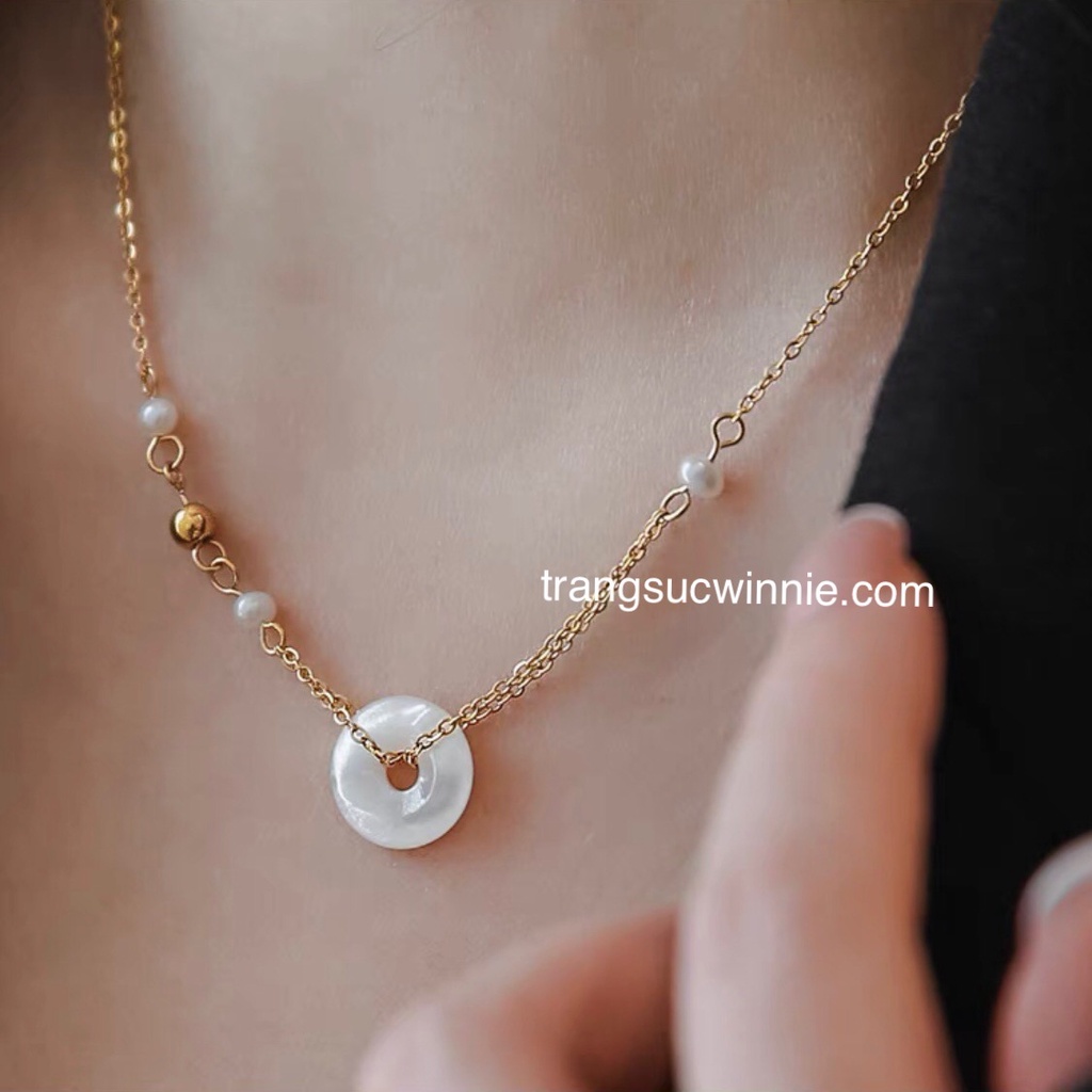 Dây chuyền nữ titan Bội Ngọc