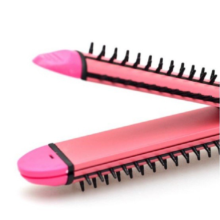 Máy Là Tóc Dập Xù Lược Điện Nova 3 Trong 1-8890