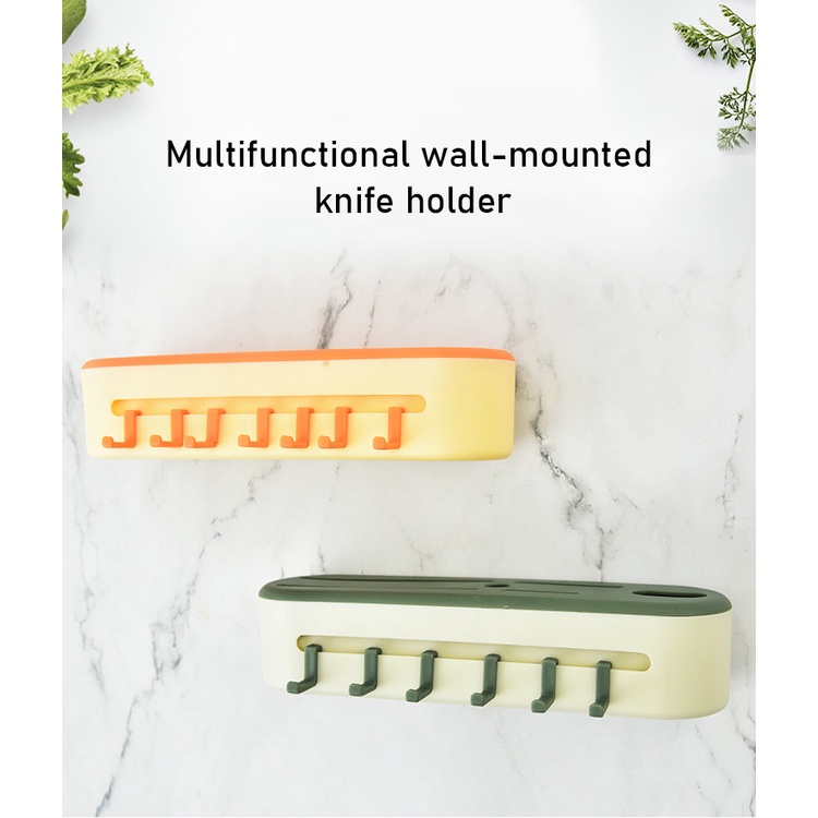 Móc Treo Dao Gắn Tường Không Cần Đục Lỗ Đa Năng Tiện Dụng Cho Nhà Bếp