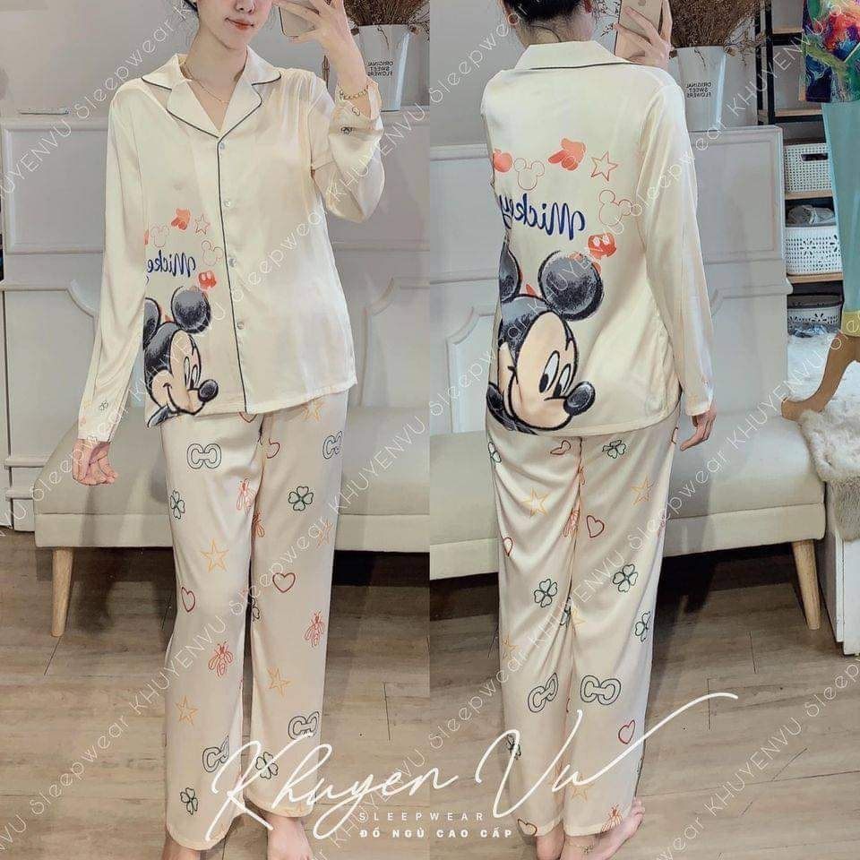 Đồ Mặc Nhà Pijama Lụa Latin hàng cao cấp TDQD Freesize - HÀNG THIẾT KẾ | BigBuy360 - bigbuy360.vn