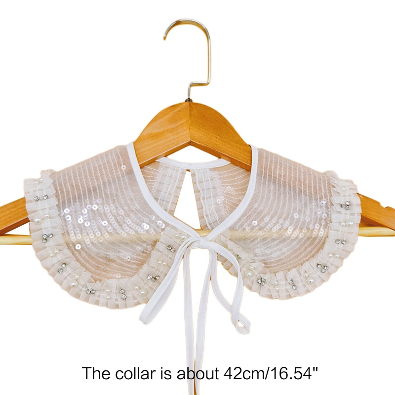 Khăn Quàng Cổ Đính Hạt Có Thể Tháo Rời Thời Trang Dành Cho Nữ