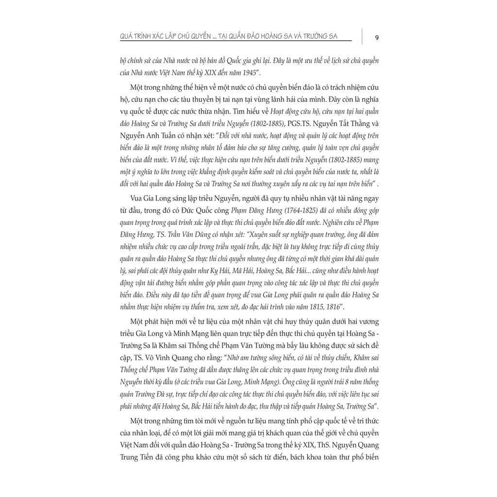 Sách - Quá Trình Xác Lập Chủ Quyền Của Nhà Nước Việt Nam Tại Quần Đảo Hoàng Sa Và Trường Sa