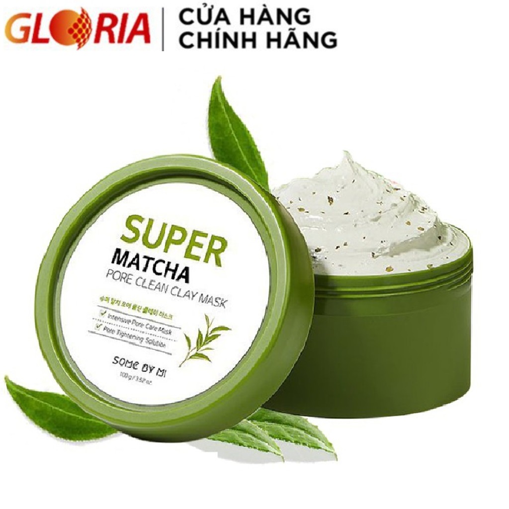 [Mã COSGLORIAT3 -8% đơn 250K] Mặt Nạ Dưỡng Da Some By Mi Super Matcha Pore Clean Clay Mask 100g