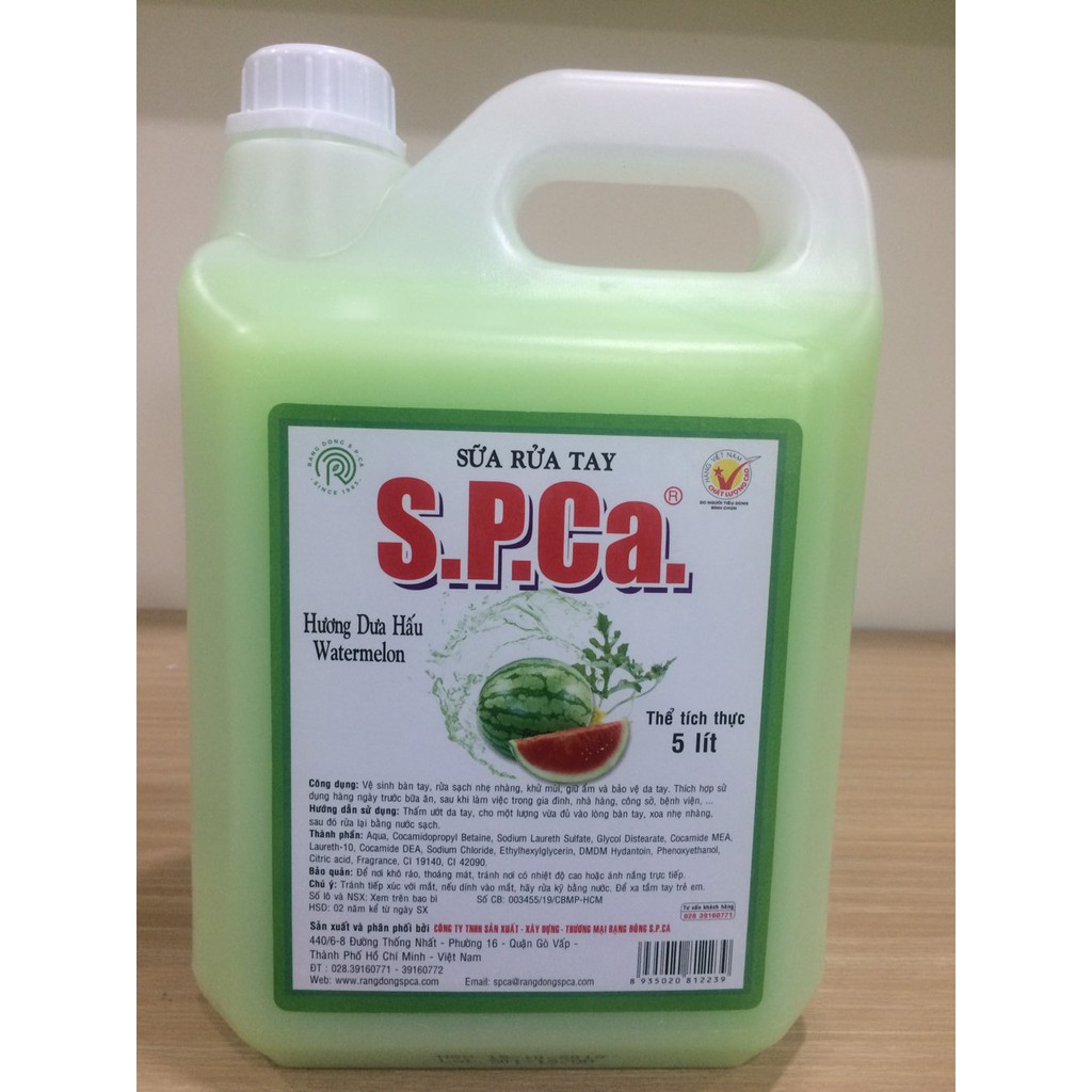 Nước rửa tay PAX SPCA can 5 lít siêu tiết kiệm giúp làm sạch tay dịu nhẹ, không gây khô da | BigBuy360 - bigbuy360.vn
