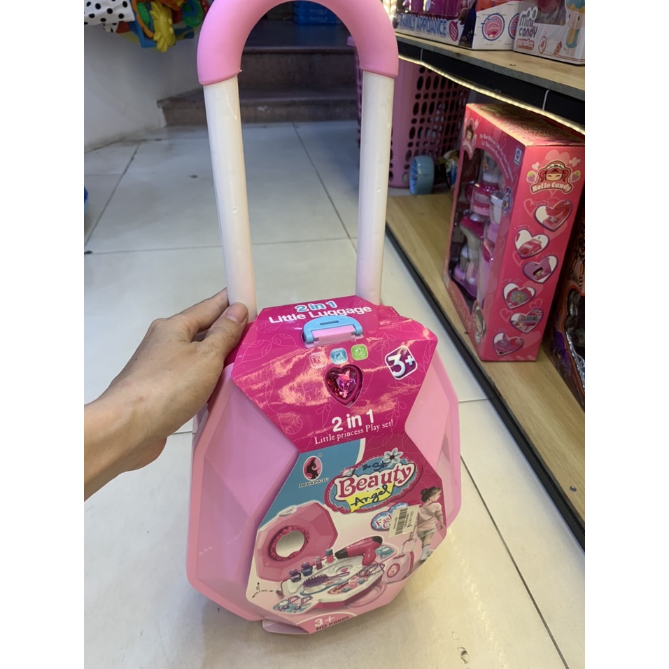 Bộ đồ chơi vali trang điểm cho bé