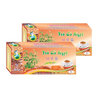 Combo 5 Hộp Trà Cỏ Ngọt Tốt Cho Người Tiểu Đường (Hộp 50 Túi Lọc X 2g)- Nguyên Thái Trang – Thảo Dược Thiên Nhiên