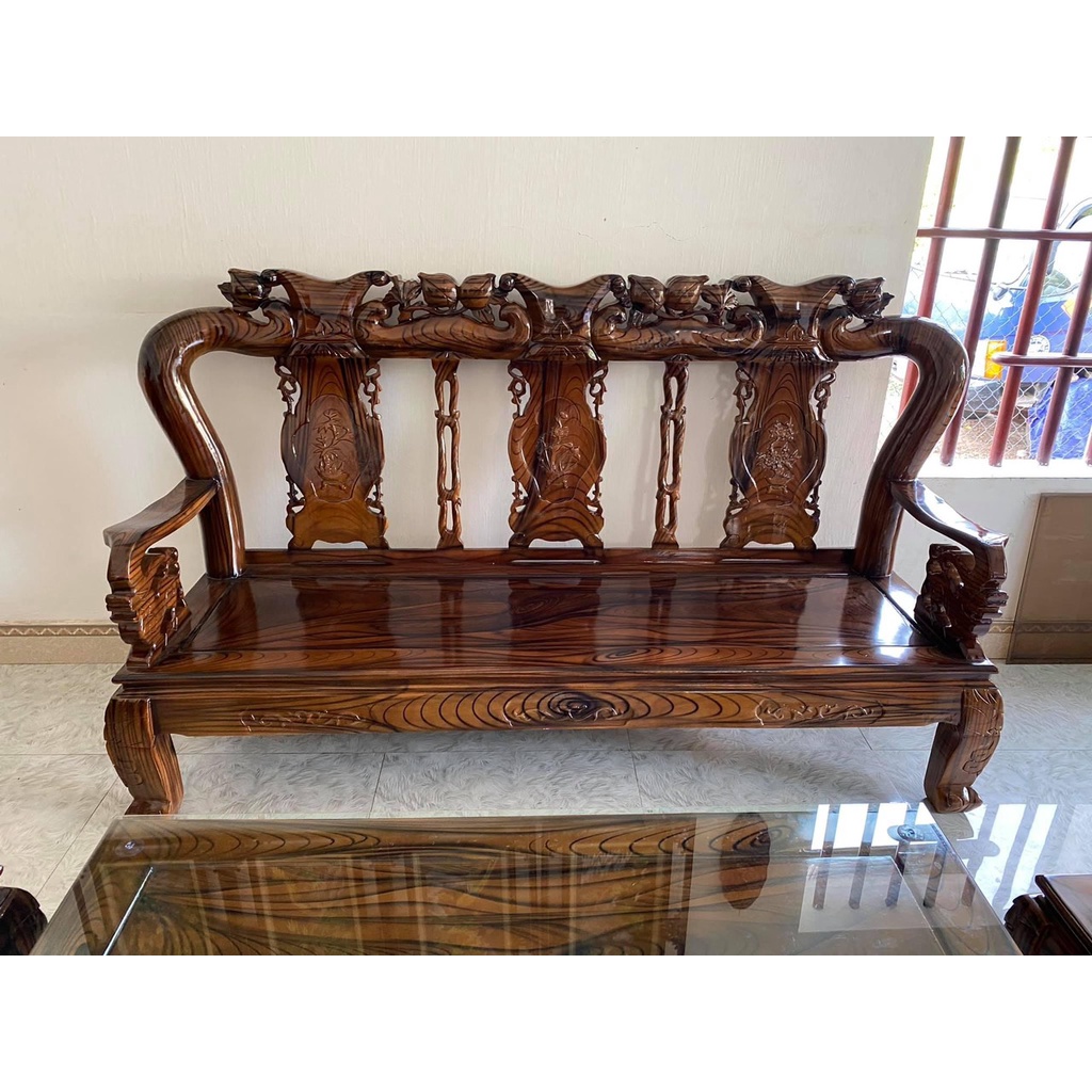 Bộ bàn ghế phòng khách minh quốc đào gỗ tràm