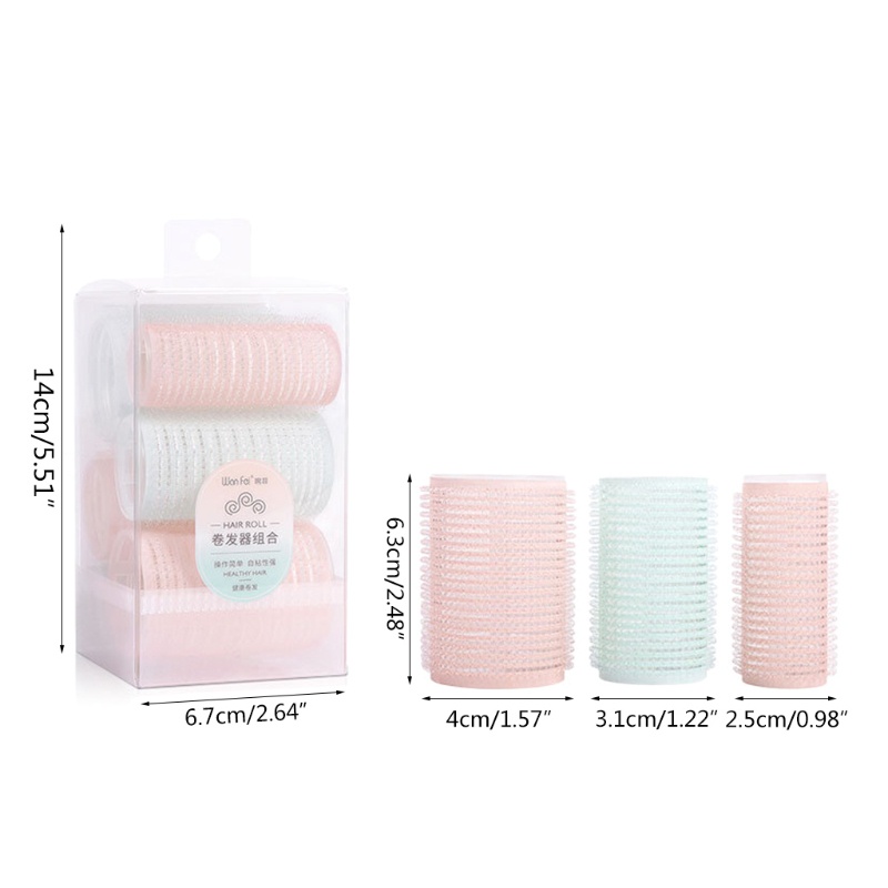 Set 6 Lô Cuốn Tóc Tự Dính Tiện Dụng