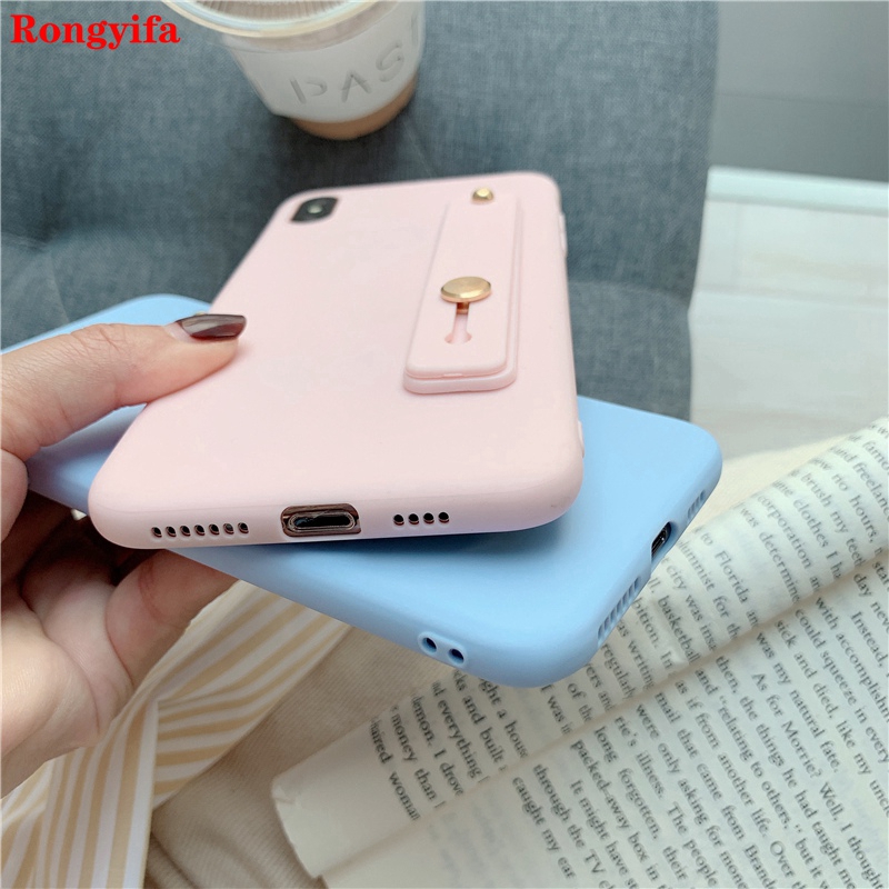 Ốp lưng silicon có dây đeo tay dành cho OPPO A53 2020 A32 Realme C15 C12 Reno 2f 2 Z A9 A5 2020 Realme 5i 5s 5 Pro 5 C3 XT X2 2 | BigBuy360 - bigbuy360.vn